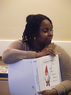 Woman with TOT book