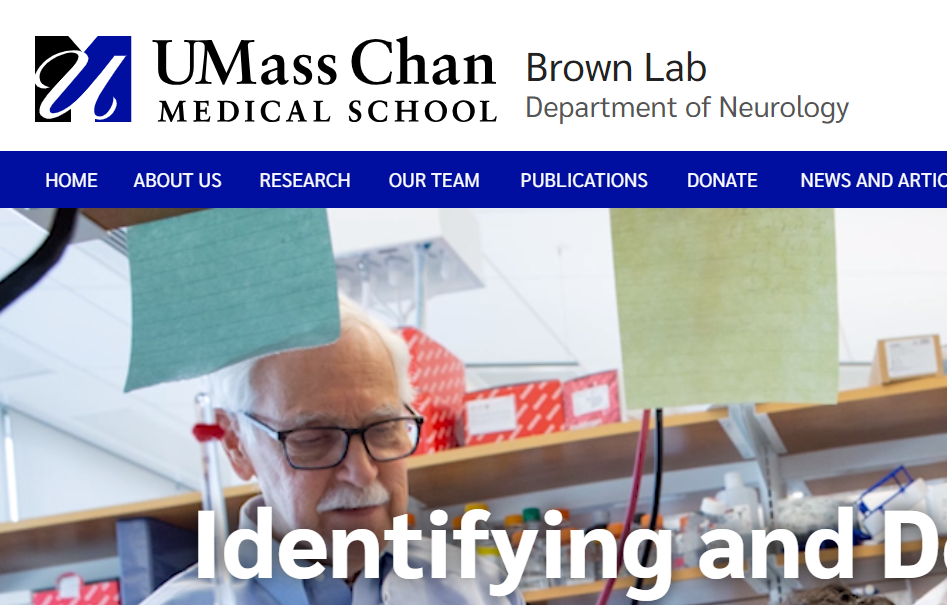 Brown Lab at UMass Chan, Department of Neurology