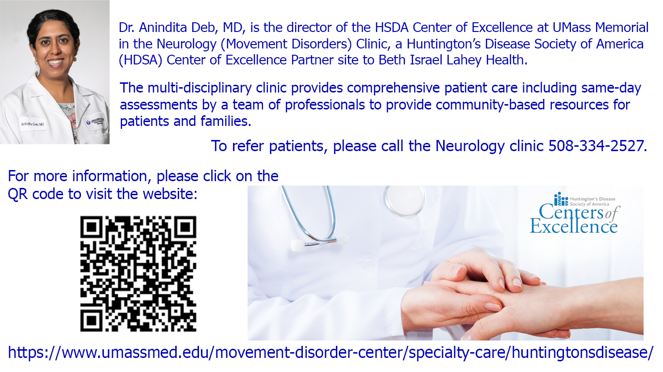 HSDA Center of Excellence partner site with Anindita Deb, MD
