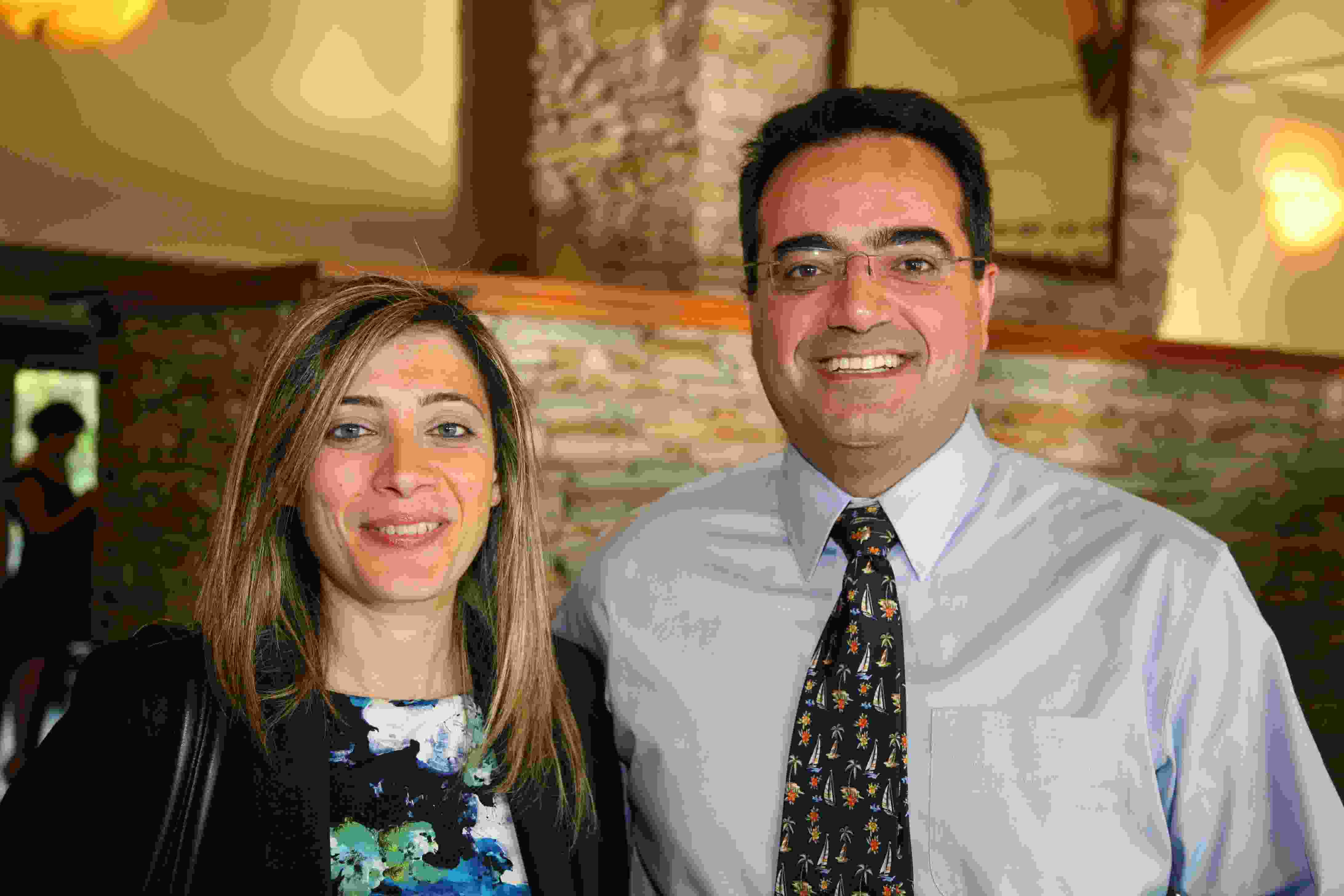 Dr. Adib Karam and his wife