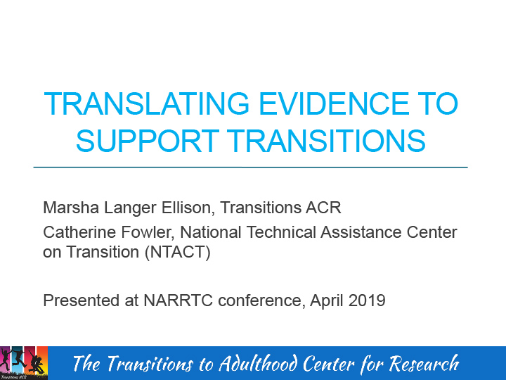 NARRTC Conference Presentation