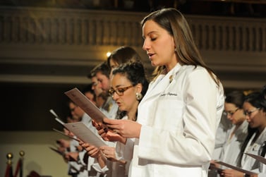 Students at the 2013 Second-Year Oath