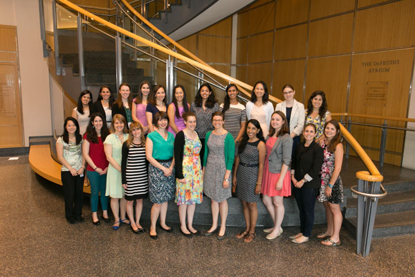 Twenty-two women from the School of Medicine Class of 2016 are presented with the American Medical Women’s Association Glasgow-Rubin Citation.
