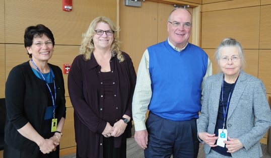 Four pioneering members of the AIDS community discussed the disease at UMMS 