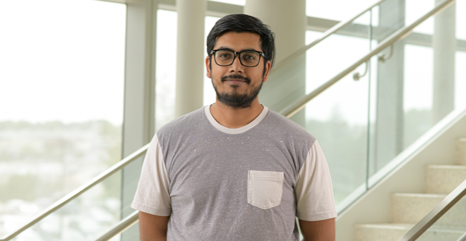 MD/PhD student Ayush Kumar