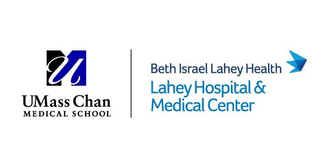 UMass Chan Medical School and Lahey Hospital and Medical center logos