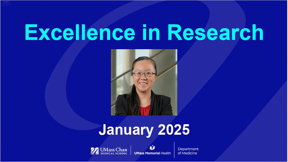  Excellence in Research, January 2025, image of Elaine Lim, PhD