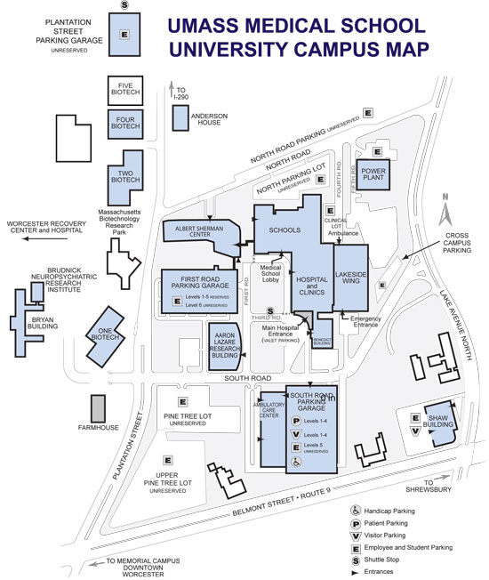 Campus Map | Umass Medical School
