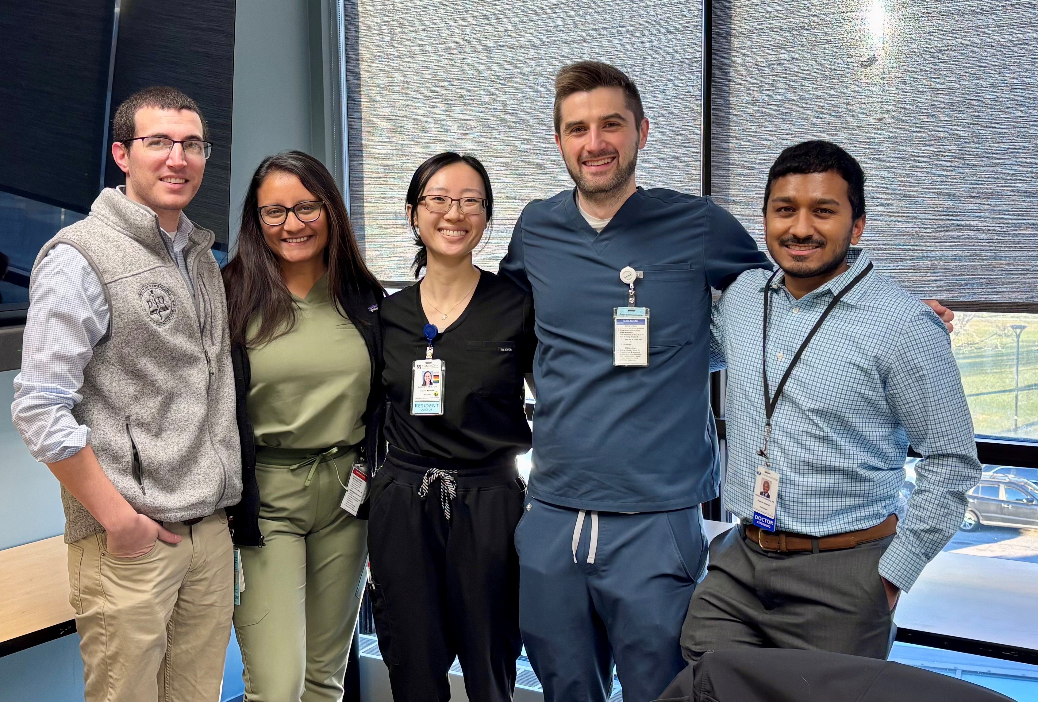 Dr. Varun Ayyaswami with Primary Care residents