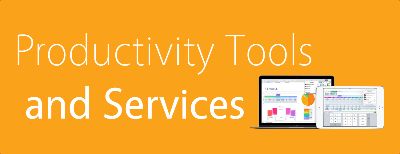 Productivity Tools and Services Banner