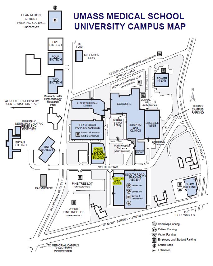 map of campus 