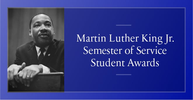 MLK Semester of Service awardees work with local community to address health needs
