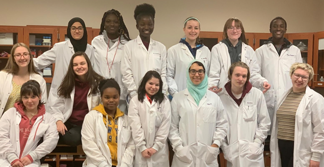 Worcester Technical High School juniors in the Biotech Department took part in the innovative program developed by Amir Mitchell, PhD.
