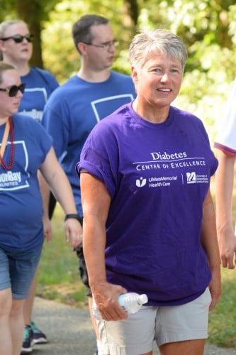 Patients, physicians, families and friends made up the UMass DCOE Walk Team