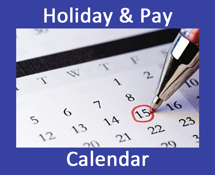 Holiday and Pay Calendar