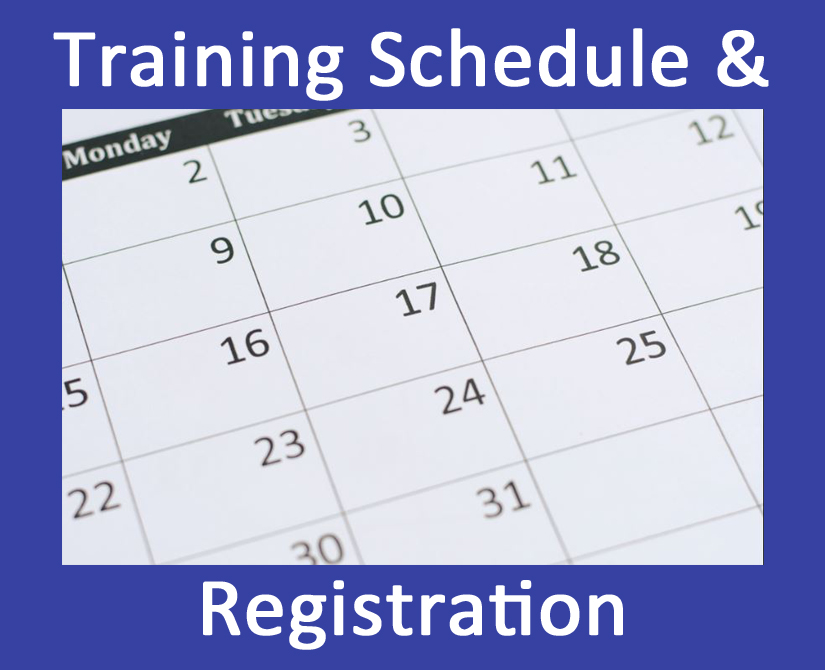 Training Schedule & Registration