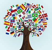 International Agreements Flag Tree