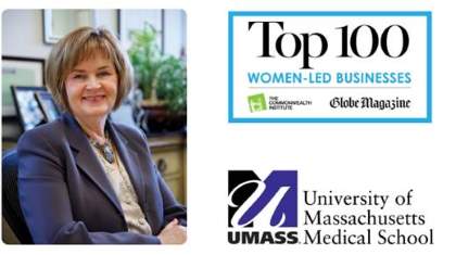 Image of Joyce Murphy on list of Top 100 women-led businesses in MA