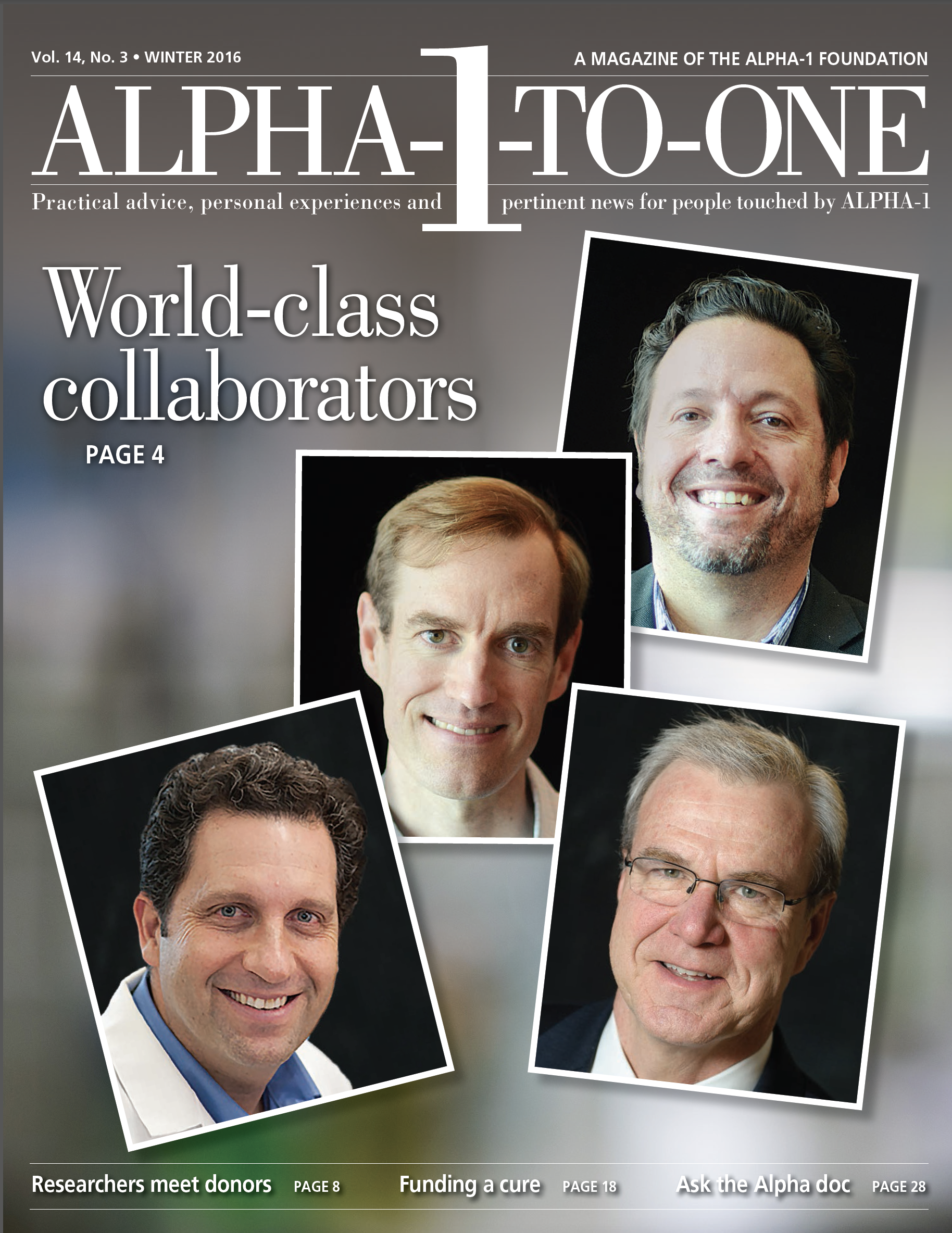 Alpha-1-to-One Winter 2016 cover