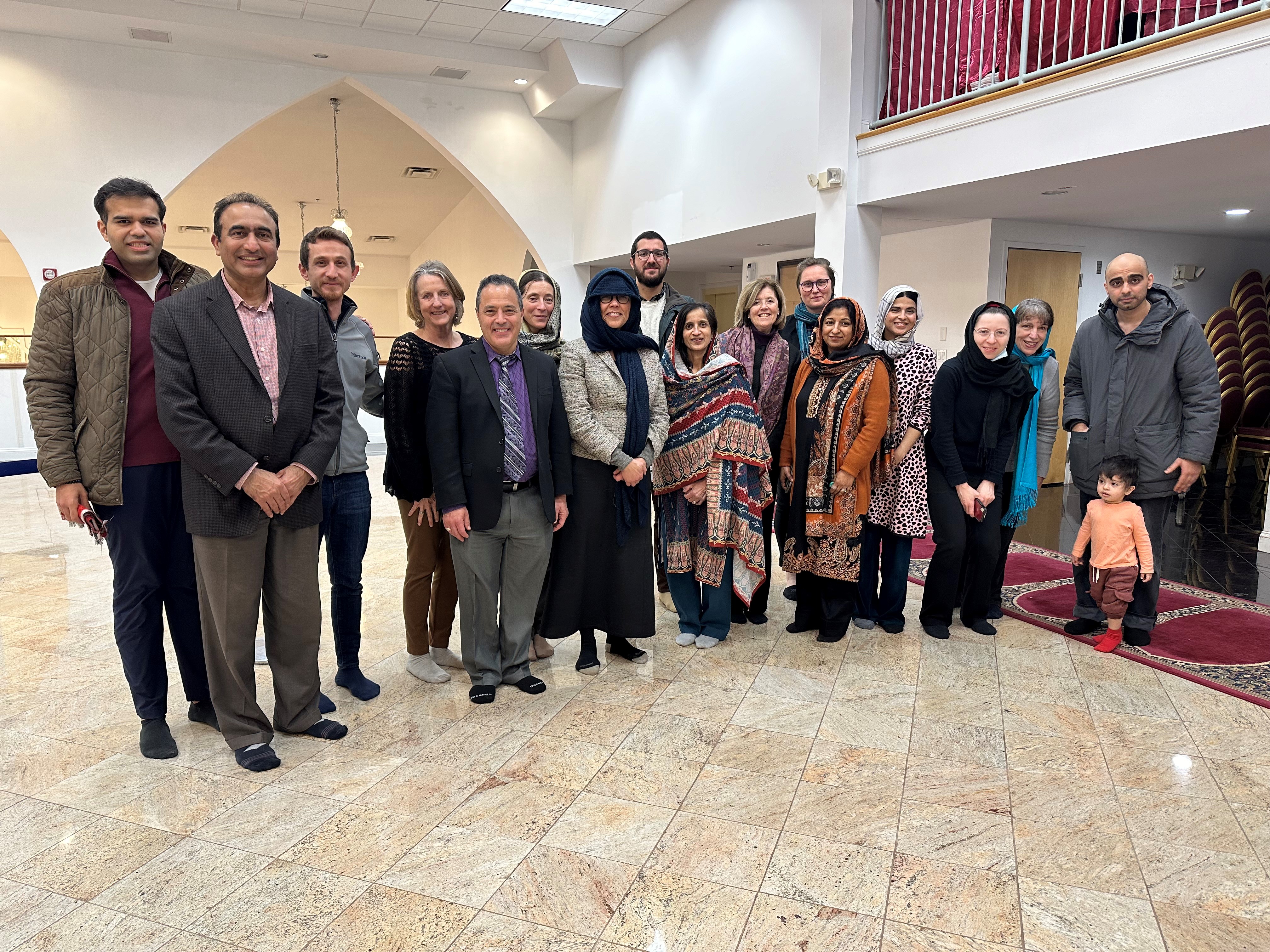Interfaith Gathering participants from UMass