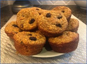 oatmeal carrot cake muffins