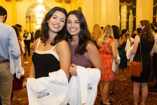 Sisters Natasha Bitar and Raquel Bitar are both first-year medical students.