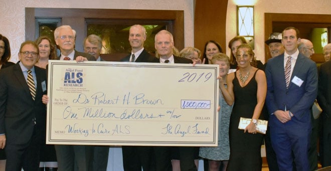 Angel Fund contributes $1 million for ALS research at UMass Medical School
