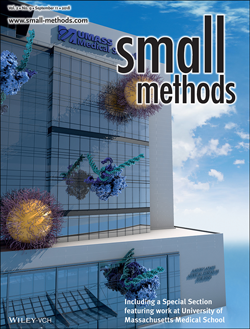 Cover of the Sept. 11, 2018 issue of Small Methods. 