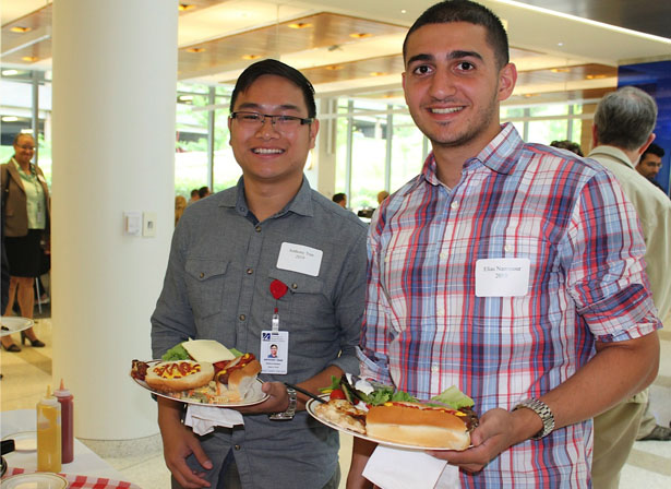 Class of 2019 students Anthony Tran and Elias Nammour. Tran attended UMass Boston and Nammour attended UMass Lowell.
