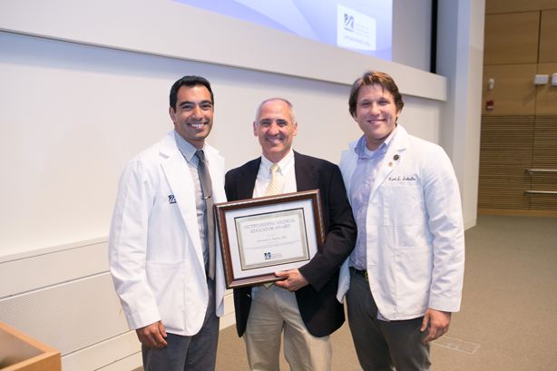 Howard Sachs, MD, center, with Akshay Kapoor and Kurt Shultz