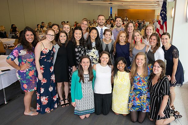The Alpha Omega Alpha Honor Medical Society from the Class of 2019