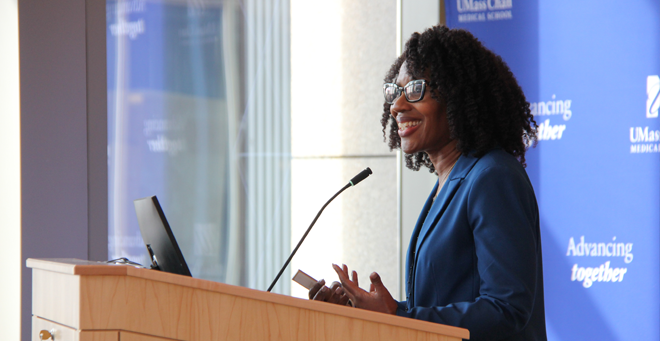 Marlina Duncan, EdD, speaking at the 2023 Diversity Summit