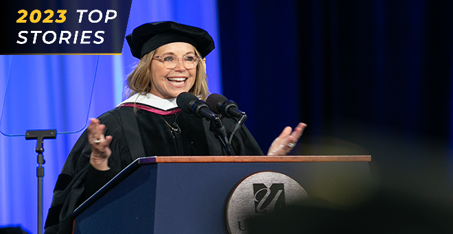 Top story: Katie Couric to UMass Chan 2023 grads: ‘You are my heroes’