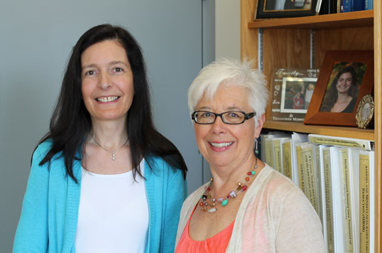 Smoking cessation pioneers Lori Pbert, PhD (left) and Denise Jolicoeur, MPH, have launched the Train the Trainer for Tobacco Treatment program.