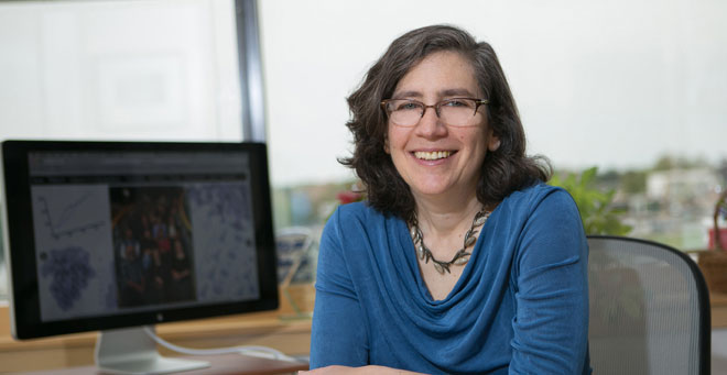 Celia Schiffer named chair of Department of Biochemistry & Molecular Biotechnology