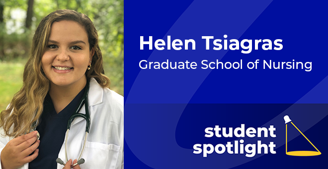 ‘My heart is in community health’ says Graduate School of Nursing student Helen Tsiagras